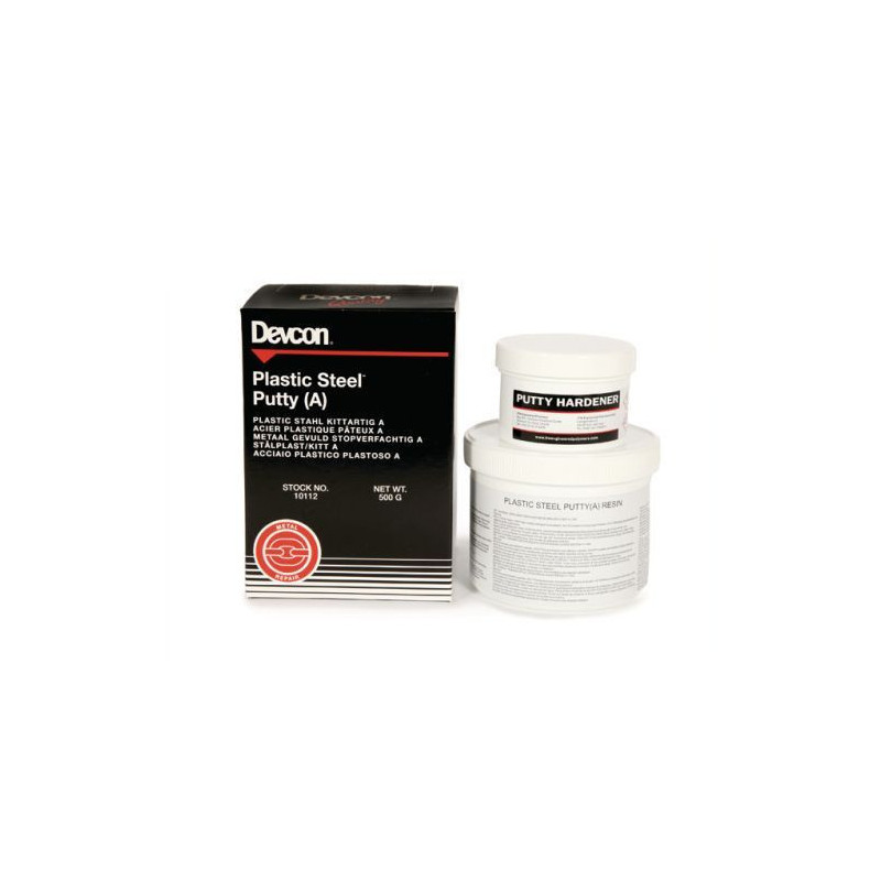 Devcon A (10112 / 10110) Plastic Steel Putty - 500 gram, bedding compound Devcon A (10112 / 10110) Plastic Steel Putty - 500 gram, bedding compound