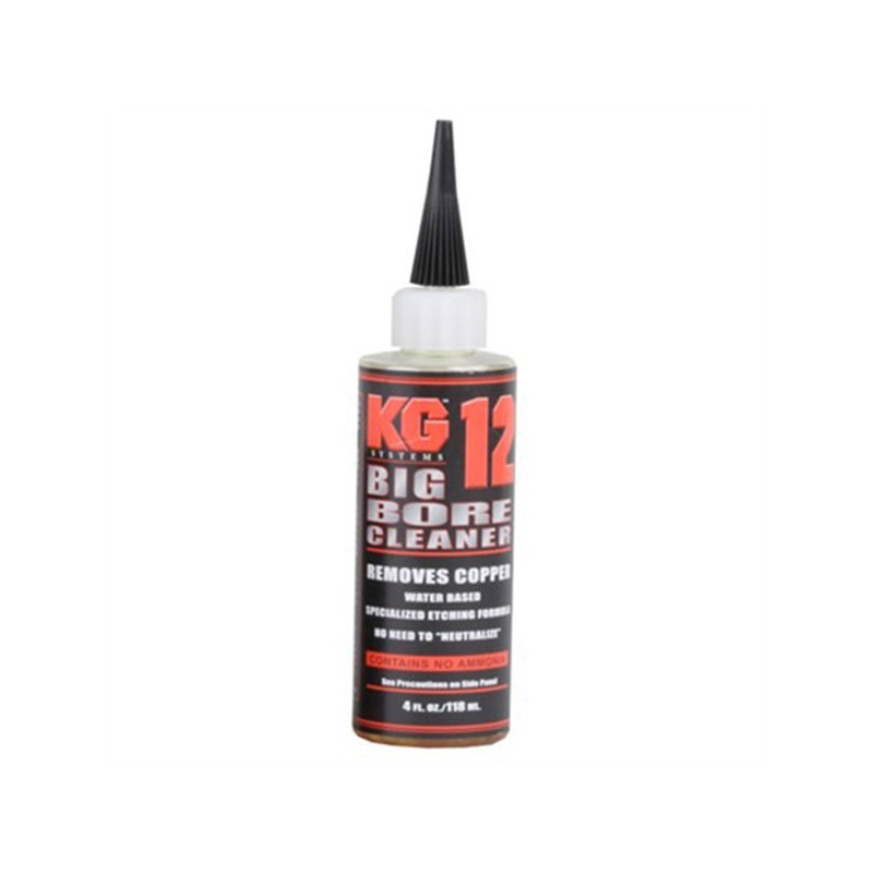 KG-12 Big Bore Cleaner/ Copper remover 4 fl.oz. / 118 ml KG-12 Big Bore Cleaner/ Copper remover 4 fl.oz. / 118 ml