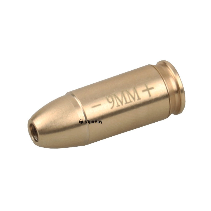 ViperRay 9mm Cartridge Red Laser Bore Sight ViperRay 9mm Cartridge Red Laser Bore Sight