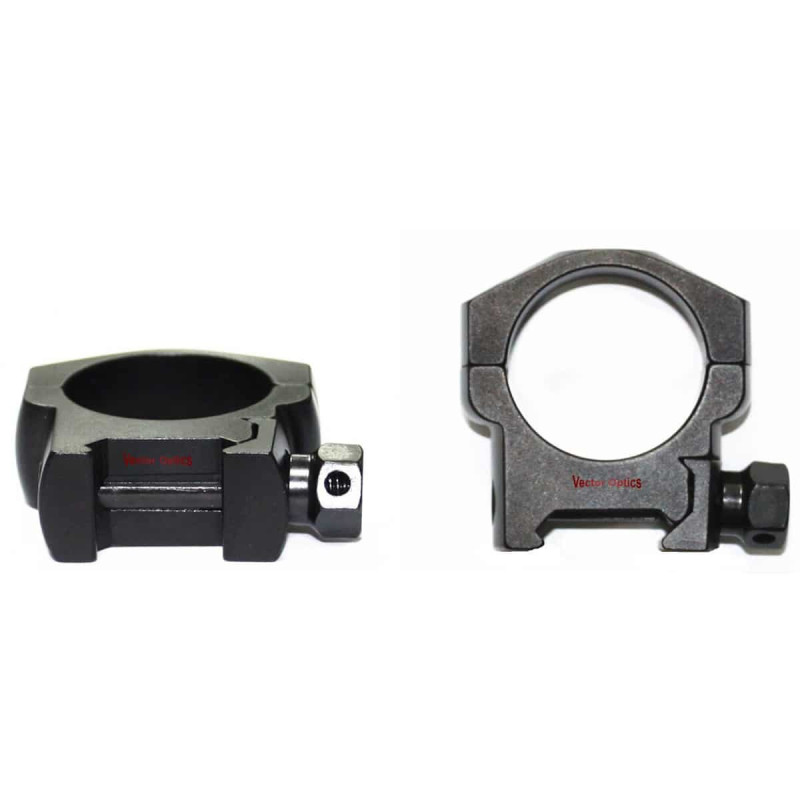 Vector Optics Tactical 30mm Low Mark Weaver Mount Ring