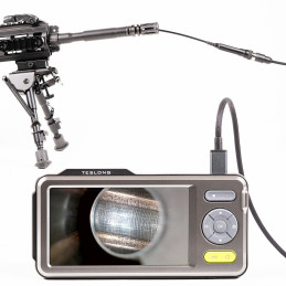 Teslong NTG500 114 cm / 45-Inch Flexible Rifle Borescope with 5-inch IPS Screen + 5 different size mirrors