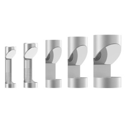 Teslong Different Size 5 pcs Side-view mirrors for NTG series rifle borescope (5mm and larger)