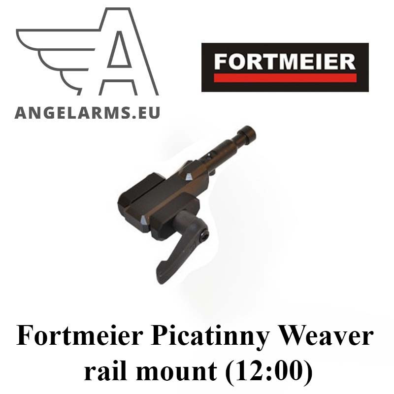 Fortmeier Picatinny Weaver rail mount (12:00) Fortmeier Picatinny Weaver rail mount (12:00)