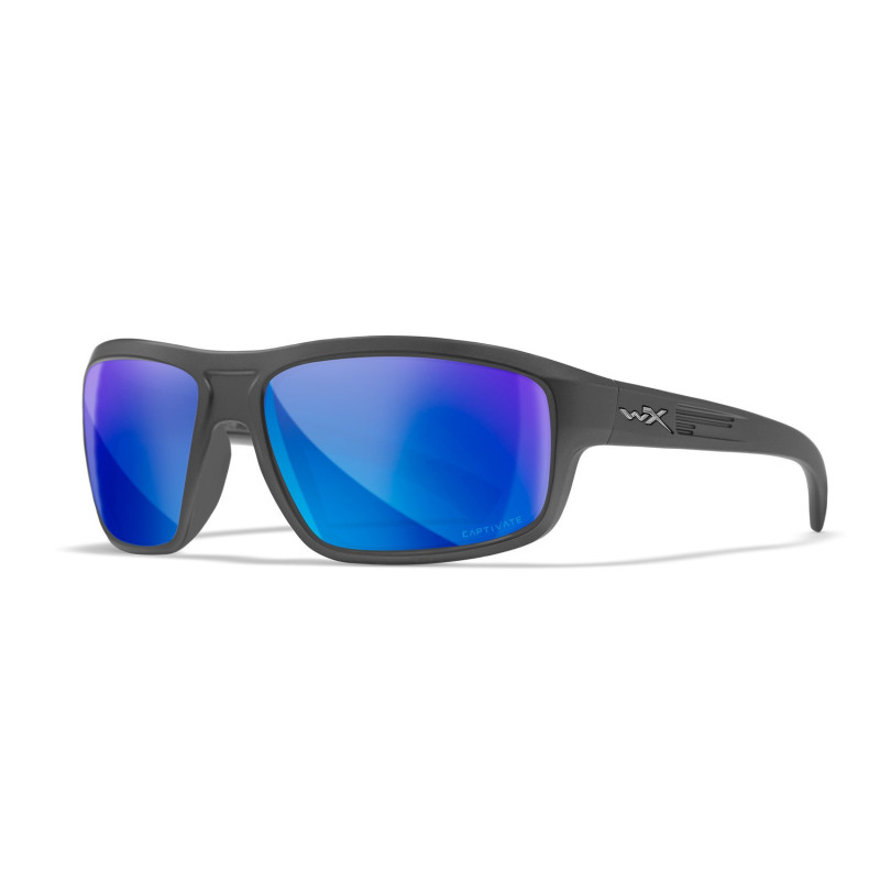 Wiley-X WX Contend sunglasses (Matte Graphite/CAPTIVATE™ Polarized Blue Mirror) Wiley-X WX Contend sunglasses (Matte Graphite/CAPTIVATE™ Polarized Blue Mirror)