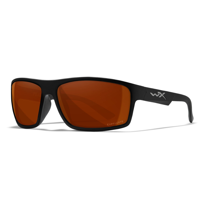 Wiley-X WX Peak sunglasses (Matte Black/CAPTIVATE™ Polarized Copper) Wiley-X WX Peak sunglasses (Matte Black/CAPTIVATE™ Polarized Copper)