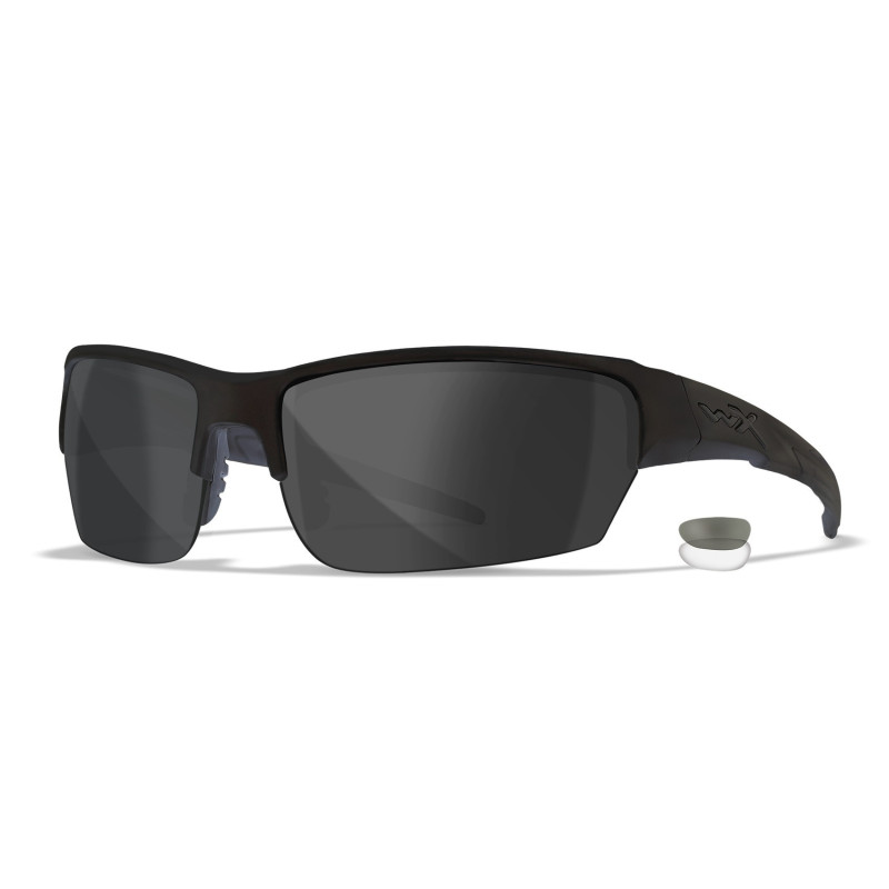 Wiley-X WX Valor 2.5 sunglasses (Matte Black/Clear, Smoke Grey) Wiley-X WX Valor 2.5 sunglasses (Matte Black/Clear, Smoke Grey)