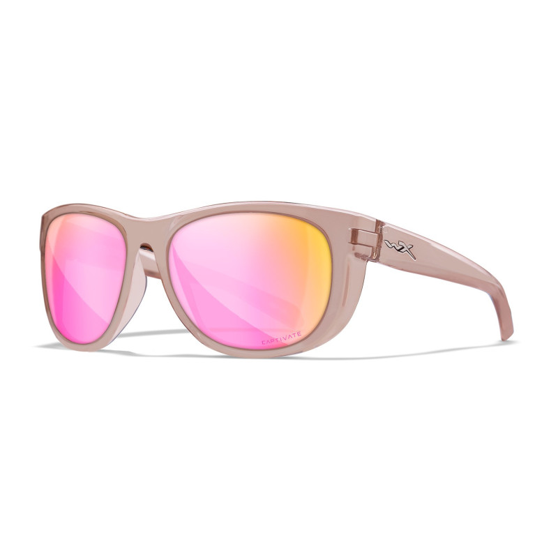 Wiley-X WX Weekender sunglasses (Crystal Blush/CAPTIVATE™ Polarized Rose Gold Mirror) Wiley-X WX Weekender sunglasses (Crystal Blush/CAPTIVATE™ Polarized Rose Gold Mirror)