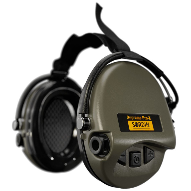 Sordin Supreme Pro-X hearing protection - active hunting hearing protection - EN 352 - neck band, GEL Sordin Supreme Pro-X hearing protection - active hunting hearing protection - EN 352 - neck band, GEL