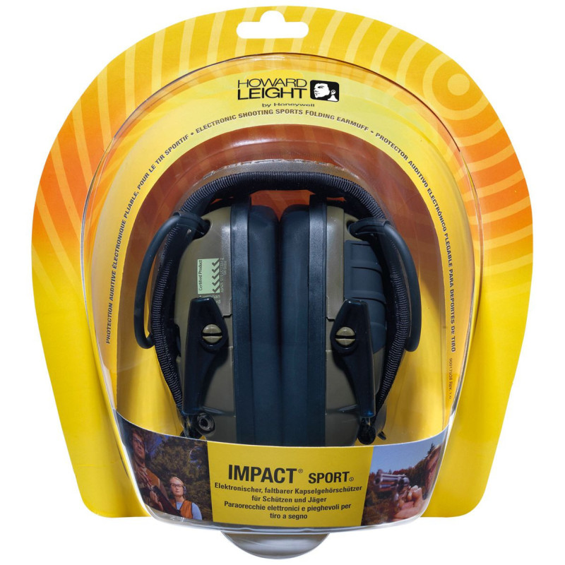 Howard Leight Impact Sport - Aktiver Kapsel-H�rschutz f�r Jagd- und Schie�sport - SNR: 25 dB www.angelarms.eu