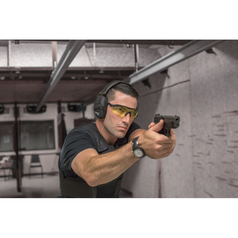 Howard Leight Impact Sport - Aktiver Kapsel-Hörschutz für Jagd- und Schießsport - SNR: 25 dB www.angelarms.eu