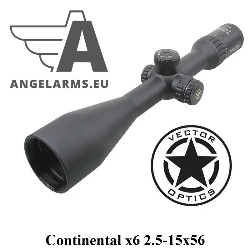 Vector Optics Continental x6 2.5-15x56 Riflescope BDC Hunting Riflescope