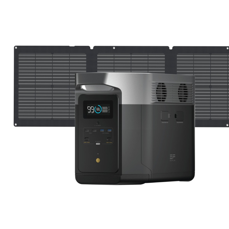 EcoFlow DELTA Max (2016) + 110W 2 Solar Panel EcoFlow DELTA Max (2016) + 110W 2 Solar Panel