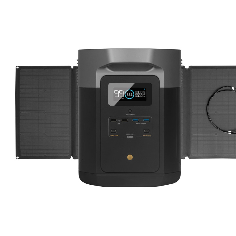 EcoFlow DELTA Max (1612) + 110W 2 Solar Panel EcoFlow DELTA Max (1612) + 110W 2 Solar Panel