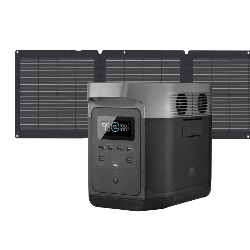 EcoFlow DELTA (1260Wh) + 110W 1 Solar Panel EcoFlow DELTA (1260Wh) + 110W 1 Solar Panel