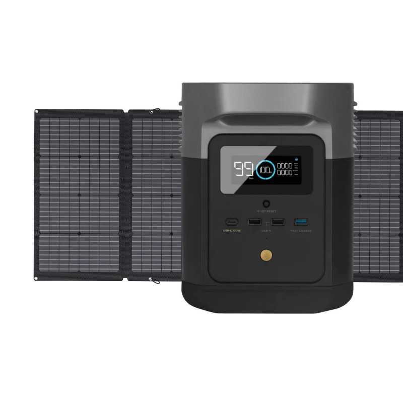 EcoFlow DELTA mini (882Wh) + 220W 2 Solar Panel EcoFlow DELTA mini (882Wh) + 220W 2 Solar Panel