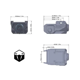 Vector Optics Лазерний приціл VipeRay Scrapper Subcompact Pistol Red Лазерний приціл VipeRay Scrapper Subcompact Pistol Red