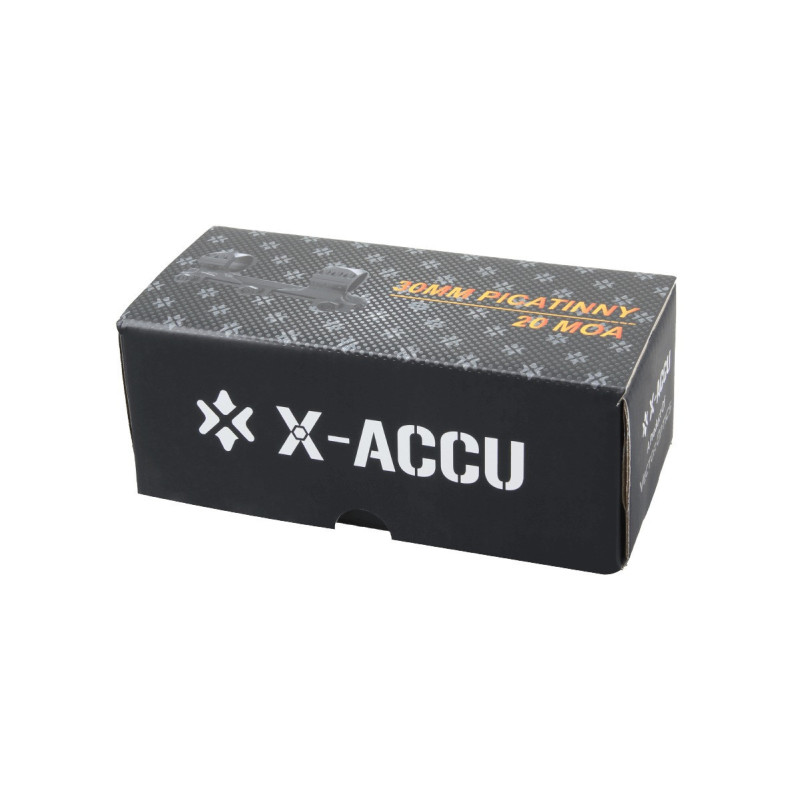 Vector Optics X-ACCU 30mm 1.2" Medium Profil 1- Stück 20MOA Picatinny www.angelarms.eueinem Stück
