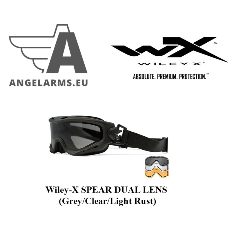 Wiley-X SPEAR DUAL LENS (Grey/Clear/Light Rust) Wiley-X SPEAR DUAL LENS (Grey/Clear/Light Rust)