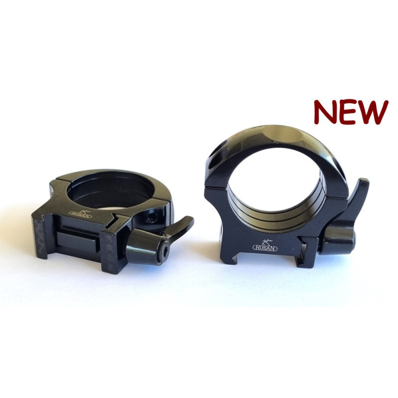 Rusan Micron Picatinny rings - 30 mm, quick-release Rusan Micron Picatinny rings - 30 mm, quick-release