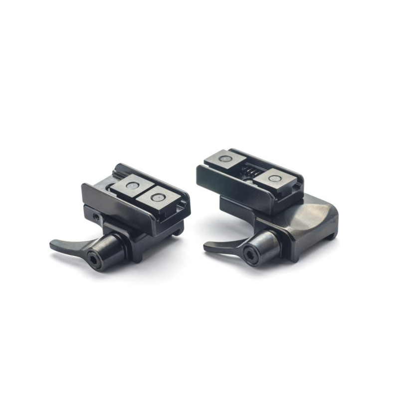 Rusan Micron Roll-off mount with extension - prism 19 (CZ 550) - SR rail, quick-release Rusan Micron Roll-off mount with extension - prism 19 (CZ 550) - SR rail, quick-release