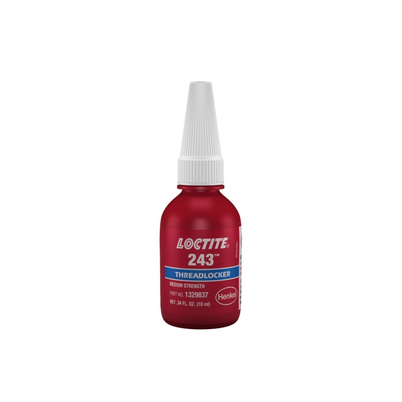 LOCTITE 243 Blue Medium Strength Threadlocker 10 ml LOCTITE 243 Blue Medium Strength Threadlocker 10 ml