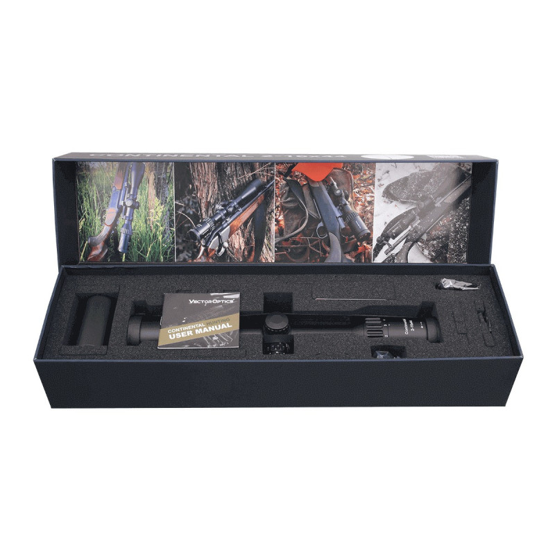 Vector Optics Continental ZOOM x8 2-16x50 SFP Jagdzielfernrohr ED www.angelarms.eu