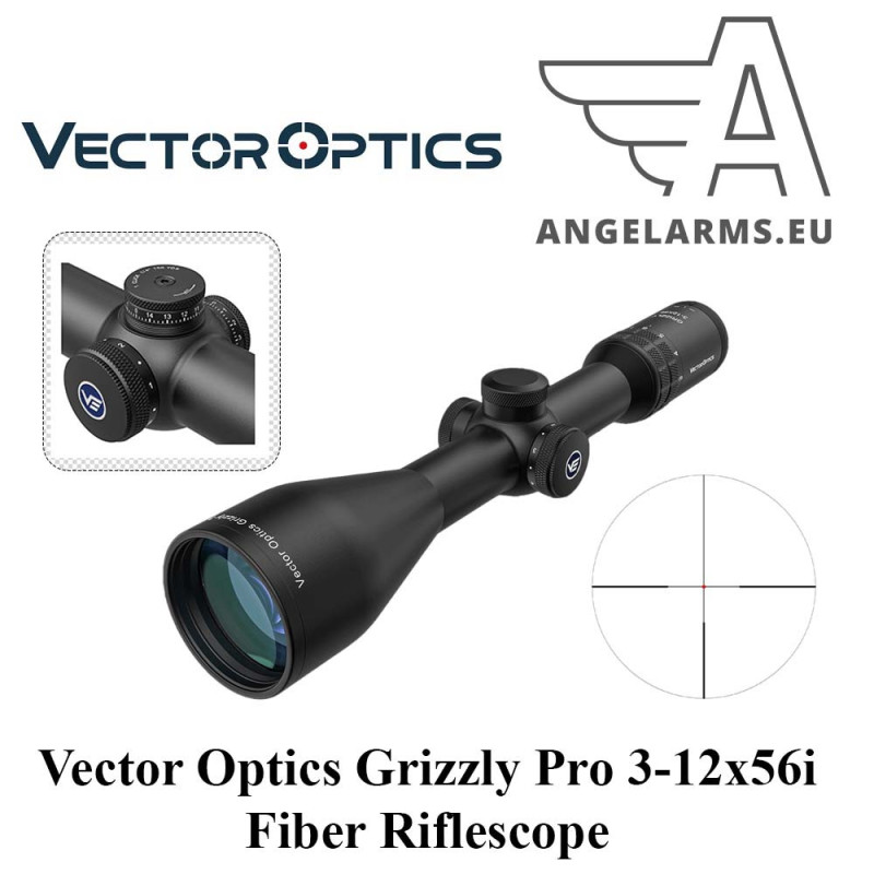 Vector Optics Grizzly Pro 3-12x56i Fiber Riflescope Vector Optics Grizzly Pro 3-12x56i Fiber Riflescope