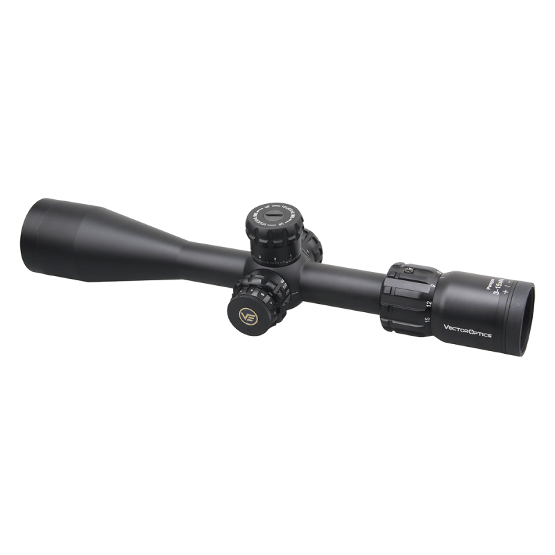 Vector Optics Paragon 3-15x44 1in Riflescope Zero-Stop