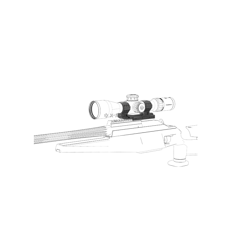 Vector Optics 34mm Cant 20MOA Ein Stück hoch Picatinny Mount www.angelarms.eueinem Stück 