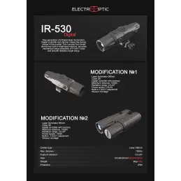 Electrooptic Laser illuminator IR-530-850 Digital Extra