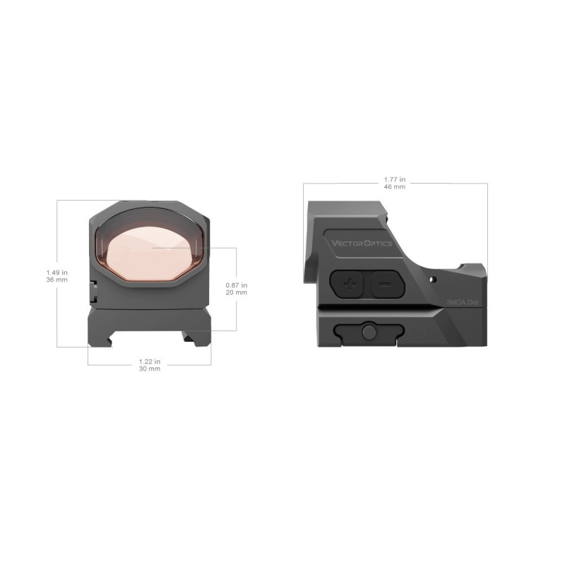Vector Optics Frenzy-X 1x19x28 GenII Red Dot Sight