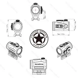 Vector Optics Приціл Scrapper 1х25 Red Dot