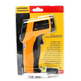 SHAHE Digital Infrared Thermometer Laser Temperature Meter Non-contact Laser Thermometer Digital LCD Backlight 50-550°C