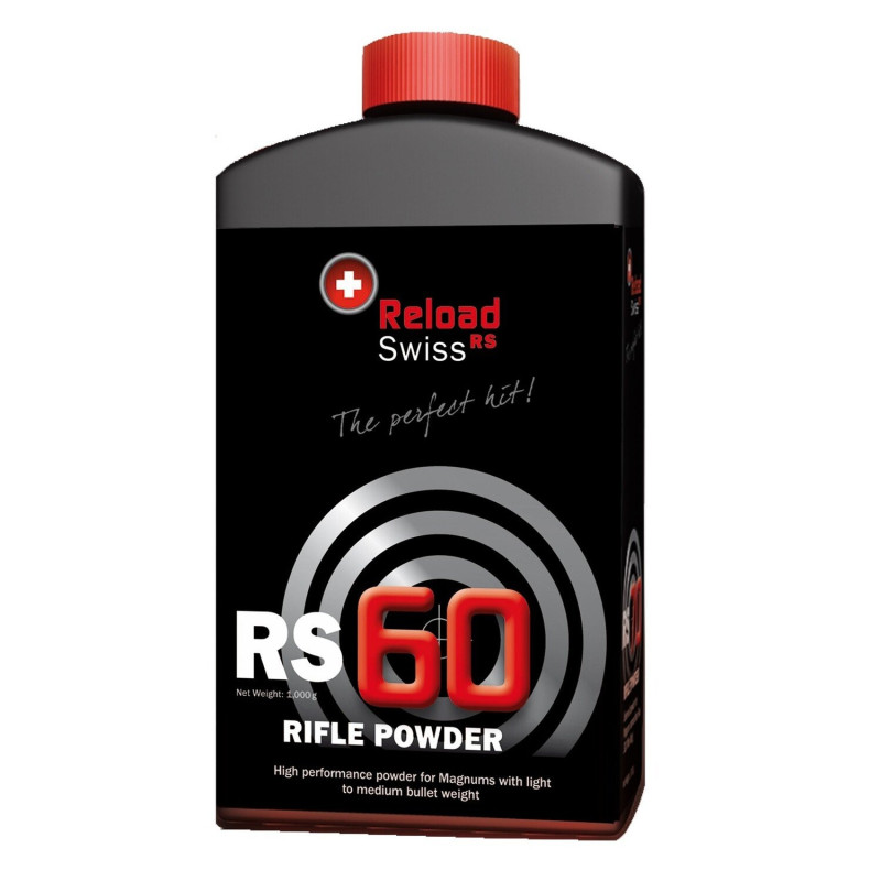 Reload Swiss RS60 Rifle Powder Reload Swiss RS60 Rifle Powder
