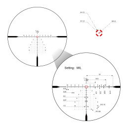 Vector Optics Continental x10 1-10x28 ED RAR-C Rifle Scope