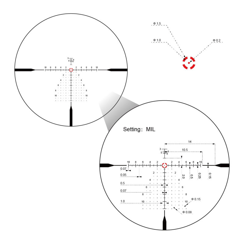 Vector Optics Continental x10 1-10x28 ED RAR-C Zielfernrohr www.angelarms.eu