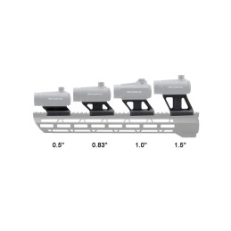 Vector Optics 1.0" Profile Cantilever Picatinny Riser Mount