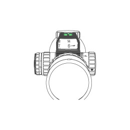 Vector Optics X-ACCU 30mm Quick-flip Turret Mark Magnifier Mount Ring with Level Bubble