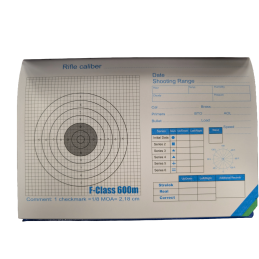 Long Range Rifleman's Correction Notebook MOA