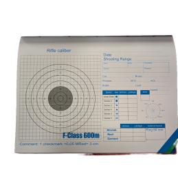 Long Range Rifleman's Correction Notebook MRAD