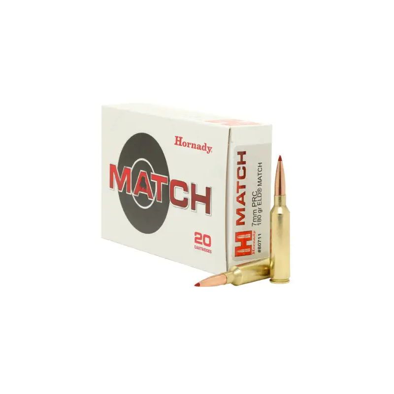 Hornady 7mm PRC Match™ Ammunition - 180 gr ELD® Match Hornady 7mm PRC Match™ Ammunition - 180 gr ELD® Match