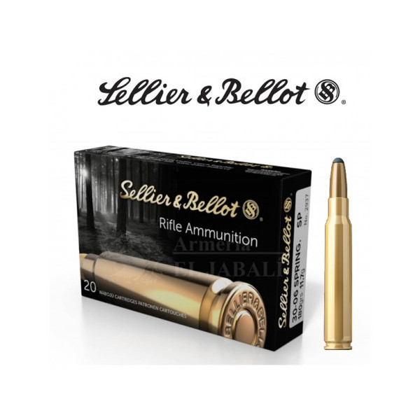 Sellier&Bellot 30-06 Spring. PTS 180 Grs Ammunition