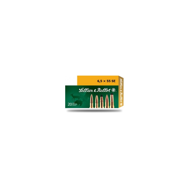 Sellier & Bellot 6,5 × 55 SE SP 140grs/9.1g Ammunition Sellier & Bellot 6,5 × 55 SE SP 140grs/9.1g Ammunition