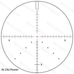 Veyron 6-24x44 IR First Focal Plane Riflescope Illuminated