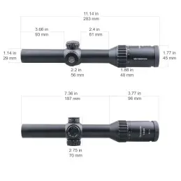 Vector Optics Continental 1-6x24SFP Hunting Riflescope