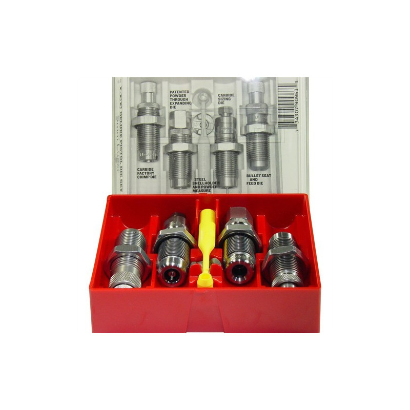 Lee Precision 4-Die Deluxe Pistol Carbide Die Set - 9mm Luger Lee Precision 4-Die Deluxe Pistol Carbide Die Set - 9mm Luger