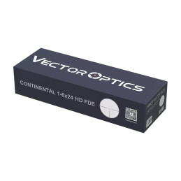 ☀ 472.00 EUR par Vector Optics Continental x6 1-6x24 Tactical LPVO Tēmēklis FDE