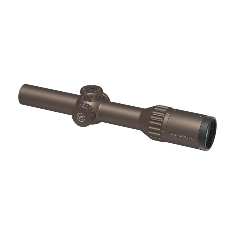 Vector Optics Continental x6 1-6x24 Tactical LPVO Riflescope FDE
