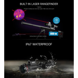 Sytong GM06-50LRF Thermal Sight (640x512, 50mm, 1x-8x, Wi-Fi)