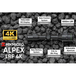 Изучите цифровой прицел Hikmicro Alpex 4K LRF A50EL (с дальномером)
